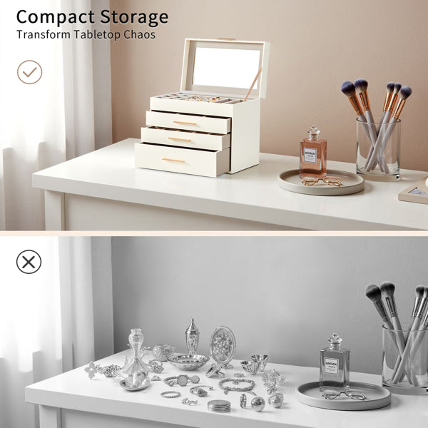 Top Visible Storage With 2-drawer