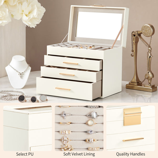 Top Visible Storage With 2-drawer