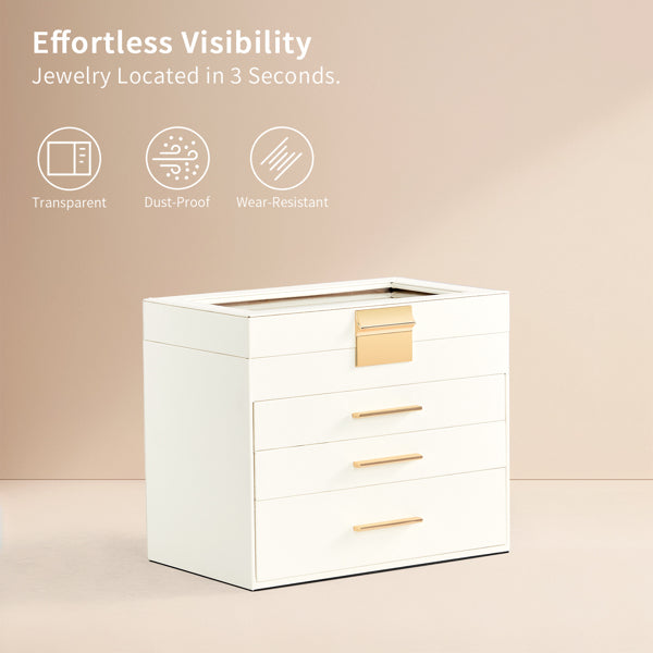 Top Visible Storage With 2-drawer